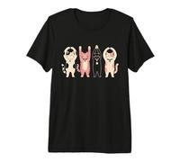 Ohio Cats Cute Pet Lover Playful Feline Graphic Maglietta Premium