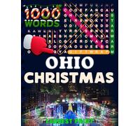 Ohio Christmas Word Search (Large Print): 50 Local Word-Find Puzzles • 20 Words Each • 1000 Ohio Terms • Answers Included • Easy to Read for Adults & Seniors
