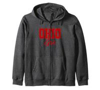 Ohio Girl, Cute Midwest Pride State Home Fun Felpa con Cappuccio