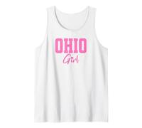 Ohio Girl, Pink Design Cute Midwest Pride State Fun Pink Canotta