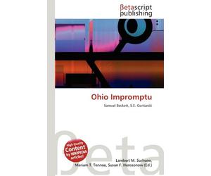 Ohio Impromptu: Samuel Beckett, S.E. Gontarski