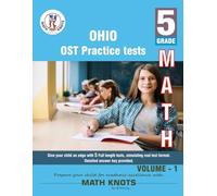 OHIO (OST) , 5th Grade MATH Practice Tests ,Volume 1