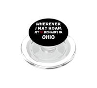 Ohio Ovunque io possa vagare Il mio cuore rimane in Ohio PopSockets PopGrip per MagSafe