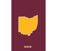 OHIO PURPLE AND GOLD- Premium Lined Journal | 6" x 9" | Soft Cover | 120+ Pages - Bold State-Inspired Design: A High-Quality State Notebook - Ideal for School, Work, or Everyday Notes