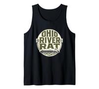 Ohio River Rat Rimorchiatore Chiatta Deckhand Fiume Town Pride Canotta
