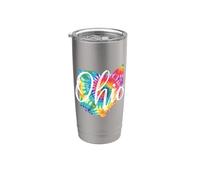 Ohio Tie Dye Vintage Inspired Classic Bicchiere termico in acciaio inox doppia parete