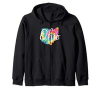 Ohio Tie Dye Vintage Inspired Classic Felpa con Cappuccio