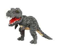 OHiZVZV Tyrannosaurus Rex - Set di 1500 mattoncini da costruzione, modello 3D, micro mattoncini per adulti, decorazione per vetrina