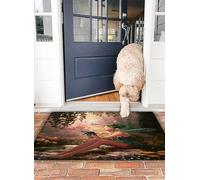 OHJEAJDS Tappeto Bagno - Tappeto multiuso antiscivolo per ingresso,cucina,camera,bagno,Soffice Tappeto Doccia,Fata, ragazza con ali e farfalle sizione digitale Grafica di com,50x80 cm