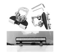 Ohleats 2 staffe di montaggio a LED per cappa a pilastro, regolabili, in acciaio inox, kit di staffe di montaggio per luci a LED, per auto, camion, SUV