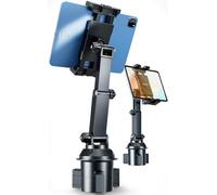 OHLPRO Supporto per tablet da auto per camion e SUV, supporto per iPad resistente per auto con artigli profondi e custodia spessa, base espandibile da 6,6 a 9,9 cm e braccio di estensione regolabile