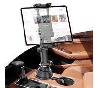 OHLPRO Supporto per tablet da auto, supporto per iPad con braccio regolabile, per iPhone 17, iPad Pro Mini, Air, Galaxy Tab Fire HD 10 e altri telefoni cellulari e tablet da 5-13"
