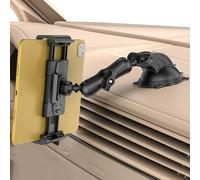 OHLPRO Supporto Tablet Auto, Girevole a 360° Porta Tablet Braccio Regolabile + Ventosa Lavabile Parabrezza e Cruscotto Compatibile con iPad iPhone Tutti Smartphone e Tablet da 5-13 Pollic