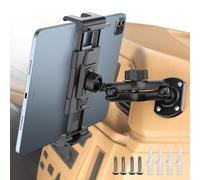 OHLPRO Supporto Tablet Auto, Porta Tablet con Base Forata Heavy Duty per Cruscotto Regolabile Girevole a 360° Compatibile con iPad iPhone Tutti 5-13 Pollic per Scrivanie Muro Camion