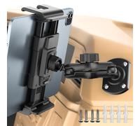 OHLPRO Supporto Tablet Auto, Porta Tablet con Base Forata Heavy Duty per Cruscotto Regolabile Girevole a 360° Compatibile con iPad iPhone Tutti 5-13 Pollic per Scrivanie Muro Camion
