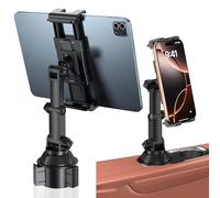 OHLPRO Supporto Tablet Auto Portabicchieri, Porta Tablet Auto Tazza con Braccio Regolabile ed Estendibile Universale per iPad/Telefono/Switch/Phone 5-13 Pollici Dispositivo