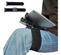 OHLPRO Tavolo da Pilota per Ginocchio per iPad & Tablet 7"-11", 2 Cinturini Elastici Aggiornati per una Fissazione Sicura sulla Coscia, Angolazione Regolabile, Materiale Plastico di Alta Qualità