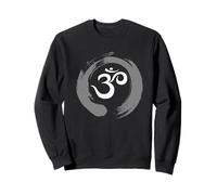 Ohm Sanscrito Simbolo Zen Circle Namaste Peace Tshirt Felpa