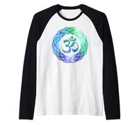 OHM Tree Spiritual Yoga Outfit Meditation Maglia con Maniche Raglan