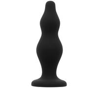 Ohmama butt plug livellato in silicone 12 cm 1 St