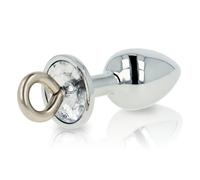 Ohmama fetish butt plug in metallo con anello 1 St