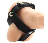 OHMAMA FETISH FUNDA Cuero DE CASTIDAD para TESTICULOS