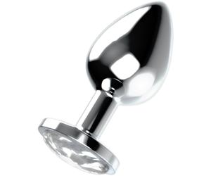 Ohmama plug anale in metallo - bianco l 1 St