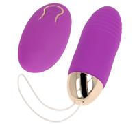 OHMAMA - REMOTE CONTROL VIBRATING EGG 10 SPEEDS PURPLE