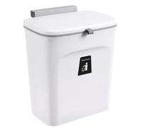 OHMG 9L - Pattumiera da parete da appendere con coperchio da cucina da campeggio, pattumiera pieghevole da cucina sospesa per campeggio, ufficio, camera da letto, bagno