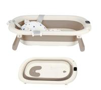 OHMG Newborn Essentials - Vasca da bagno pieghevole per neonati e bambini da 0 a 36 mesi