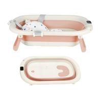 OHMG Newborn Essentials - Vasca da bagno pieghevole per neonati e bambini da 0 a 36 mesi