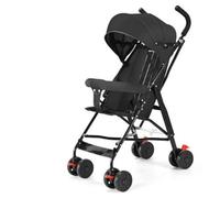 OHMG Passeggino, passeggino, passeggino ultra compatto, piccolo e leggero, facile da piegare in 1 secondo, passeggino urbano per neonati e bambini, spazioso con direzione comoda