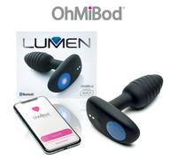 OhMiBod Lumen Pleasure Anal Plug Anale Vibratore LED Kiiroo Smart App Bluetooth