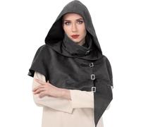 OhMill Mantello con cappuccio del monaco medievale