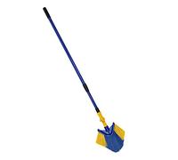 ohmtronixx Scopa angolare con manico telescopico, allungabile fino a 152 cm, girevole a 180 gradi, scopa da parete per pareti, angoli, ragnatele