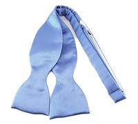 ohne Markenname Farfallino papillon 100% Seta da annodare - blu azzurro + scatola con le istruzioni