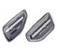 Ohocean Freccia Specchietto Per Dacia Per Logan Per Duster 2012-2020 LED Dynamic Side Marker Indicator Light Lamp Ambra 2 Pezzi(Dynamic Smoked)