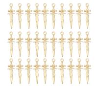 ohodhmnu 30 ciondoli a forma di spade, accessori unici alla moda per la creazione di gioielli unici e accessori artigianali