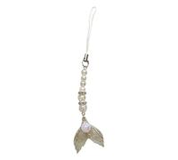 ohodhmnu Ciondolo a forma di sirena, alla moda, con design elegante, robusto cordino per telefono, accessorio alla moda per gli stili di viaggio