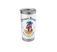 Ohope Beach Nuova Zelanda Bicchiere termico in acciaio inox doppia parete