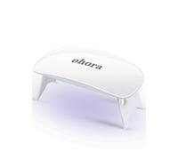 ohora Lampada LED per la cura delle unghie in gel semi indurito - 6 W max, 2 timer (45 s/60 s), lampada portatile per polimerizzare gel nail art, solo per adesivi in gel e strisce