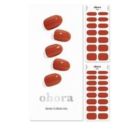 ohora Striscia per unghie in gel semi-indurita (N Cream Maple) - funziona con tutte le lampade UV per unghie, qualità salon, durevole, facile da applicare e rimuovere, con 2 tamponi preparatori
