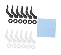 OHPHCALL 1 Set Copertura Antiscivolo Per Occhiali Catenelle Per Occhiali Coprigambe Per Occhiali Punte Delle Aste Per Occhiali Manica Della Gamba Degli Occhiali Copriocchiali Gel Di Silice