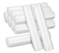 OHPHCALL 10 Pezzi Bastoncini di Schiuma Bianco 30cm in Cotone Perla Epe per Creazioni Fai da Te e Composizioni Floreali Leggeri e Resistenti