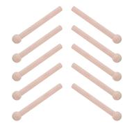 OHPHCALL 10 Pezzi Ganci per Tavole Forate in Legno Naturale per Officina e Cucina, Ottimizzazione Spazio e Organizzazione Fai-da-te