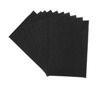 OHPHCALL 10pezzi Carta Vellutata Nera Per Arte e Disegno Di Carta Abrasiva Per Progetti Creativi Scrapbooking e Attività Artistiche Per Tutte Le Età