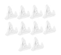 OHPHCALL 10pezzi Supporti Trasparenti per Monete in Acrilico Cavalletti Triangolari Stabili per Esposizione e Conservazione di Medaglie e Badge Compatti Ed Ecologici