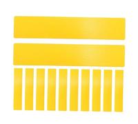 OHPHCALL 12 Marcatori da Campo da Tennis Antiscivolo in Plastica Resistente, Set da 12 Dischi Piatti Gialli per Allenamento di Agilità e Marcatura Terreno Outdoor Sportivo