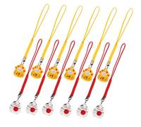 OHPHCALL 12 Pezzi Pendenti con Campanellini Colorati Casual Decorazioni Appese e Resistenti Accessori per Regali e Casa Colore Casuale