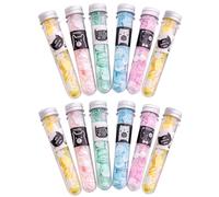 OHPHCALL 12 Pezzi Sapone Portatile in Fogli Carta Saponata USA e Getta, Mini Scaglie di Sapone Profumate per Lavaggio Mani, Compatto e Leggero per Viaggi, Campeggio e attività all’Aperto